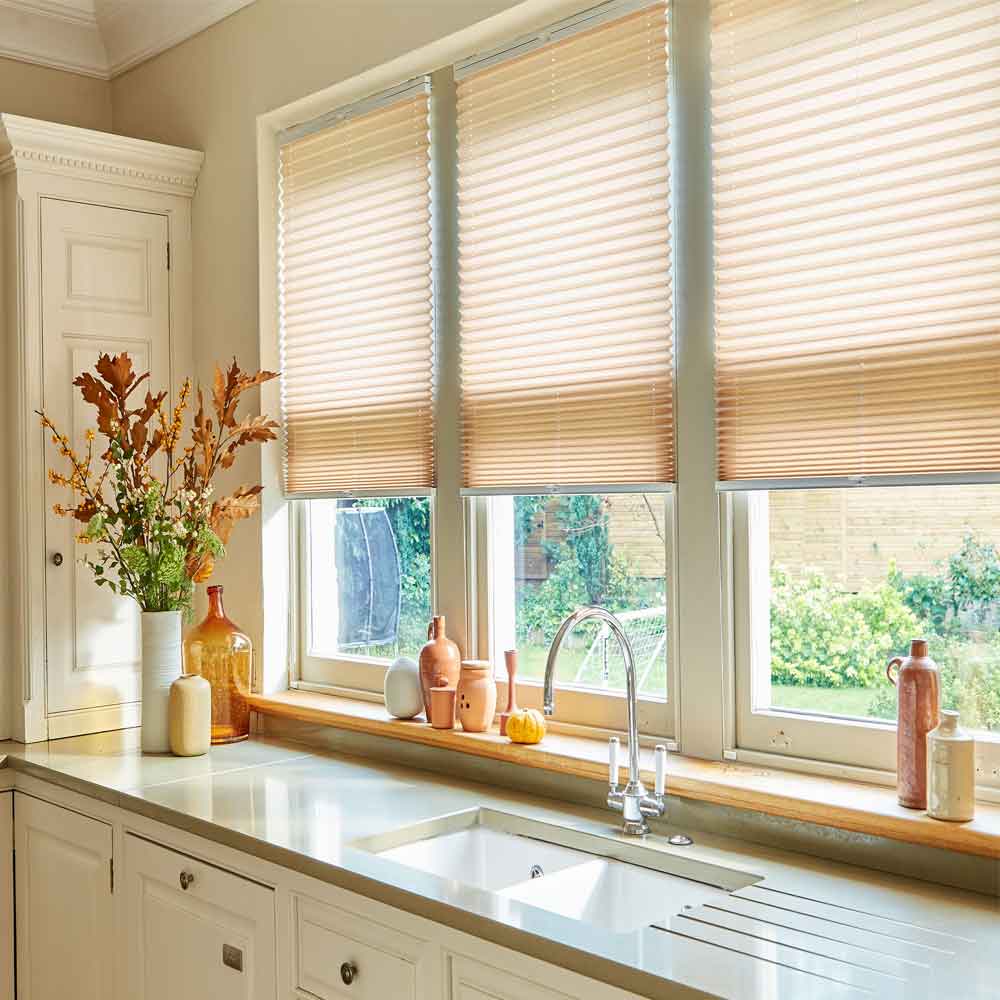 Pleated blinds in Luton